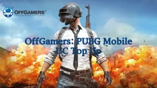OffGamers PUBG Mobile UC Top Up