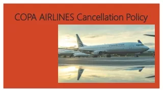 copa airlines cancellation policy