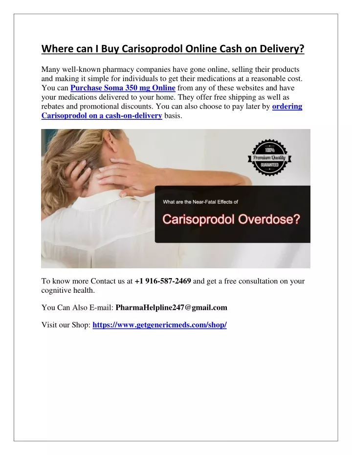 where can i buy carisoprodol online cash