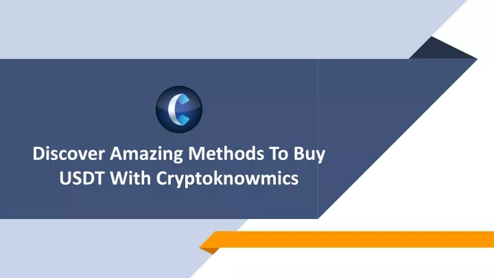 discover amazing methods to buy usdt with
