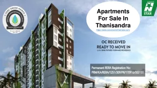 Apartments For Sale In Thanisandra - CoEvolve Northern Star