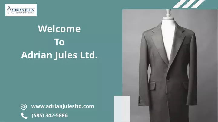 welcome to adrian jules ltd