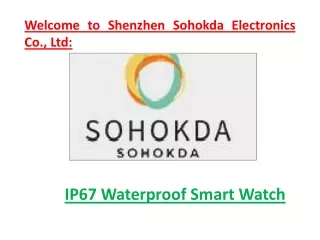 IP67 Waterproof Smart Watch
