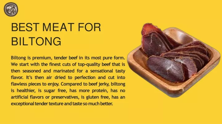 best meat for biltong