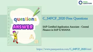 c s4fcf 2020 free questions c s4fcf 2020 free