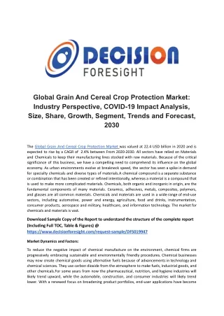 Global Grain And Cereal Crop Protection Market.docx