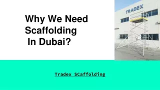 scaffolding in Dubai