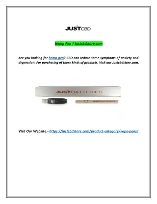 hemp pen justcbdstore com