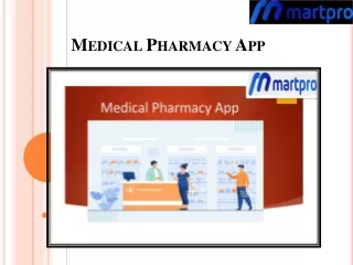 Medical Pharmacy App