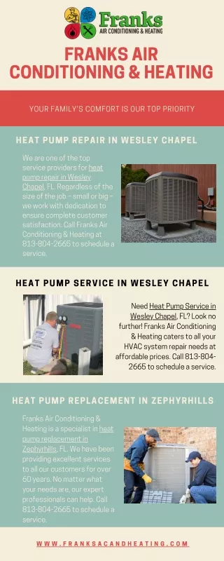 Heat Pump Replacement in Zephyrhills