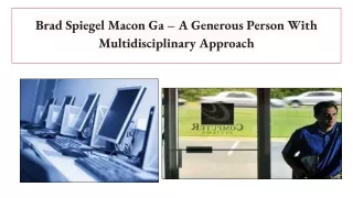 brad spiegel macon ga a generous person with multidisciplinary approach