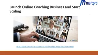 Launch Online Coaching Business and Start Scaling