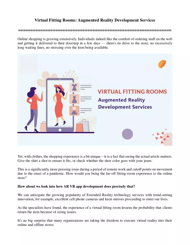 virtual fitting rooms augmented reality