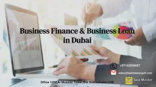 Business Finance & Business Loan in Dubai