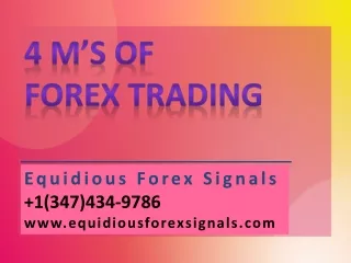 4M's of Forex