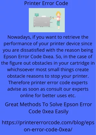 printer error code