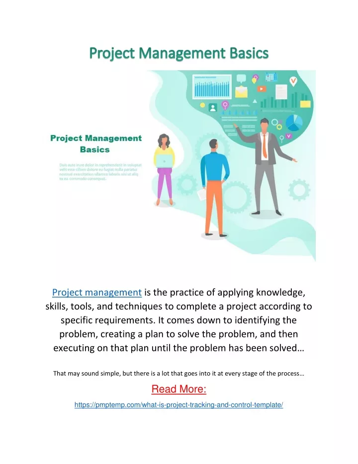 project management is the practice of applying