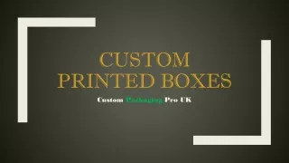 custom printed boxes