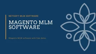Magento MLM software - Netsoft MLM Software