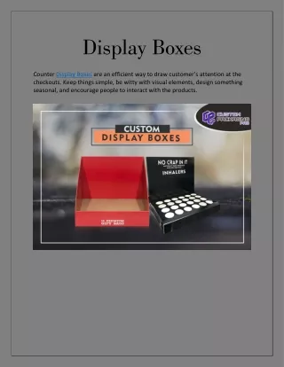 Display Boxes
