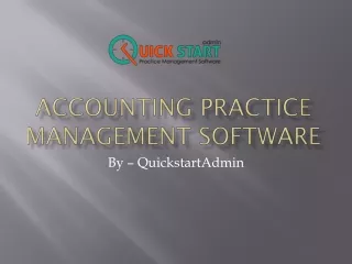 accounting practice management software