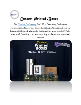 custom printed boxes
