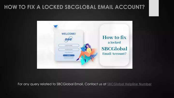 how to fix a locked sbcglobal email account