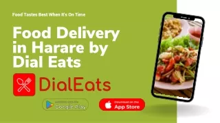 Food Delivery in Harare by Dial Eats