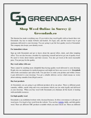 Shop Dash Online