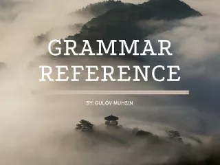 grammar reference