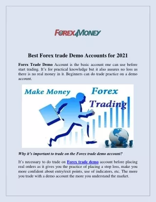 Take Forex Trade Demo for Smooth Functioning