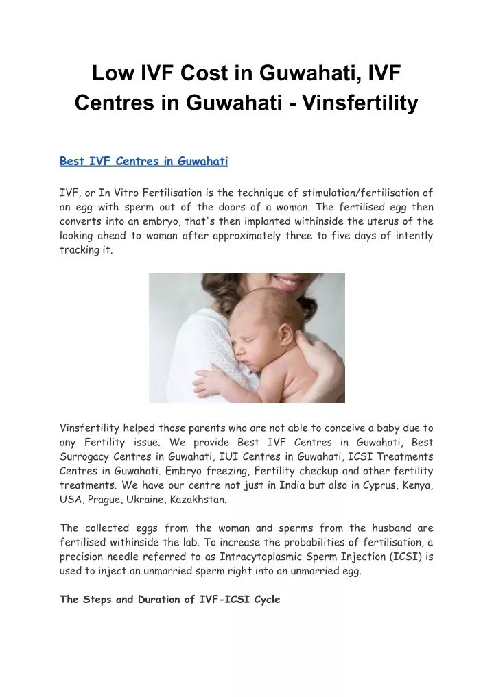 low ivf cost in guwahati ivf centres in guwahati