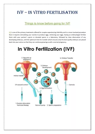 How is IVF treatment done