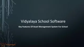 vidyalaya school software
