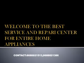 WELCOME TO THE BEST SERVICE AND REPARI CENTER