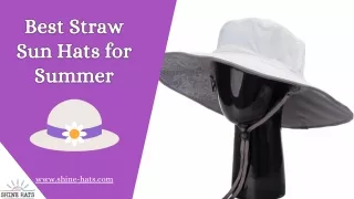 Best Straw Sun Hats for Summer