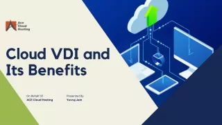 cloud vdi and its benefits