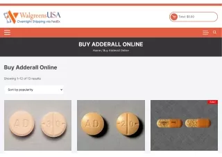 Purchase Adderall online without prescription- Walgreens USA