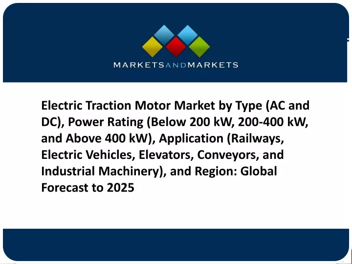 electric traction motor market by type