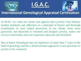 at igac we value our clients and appraise their