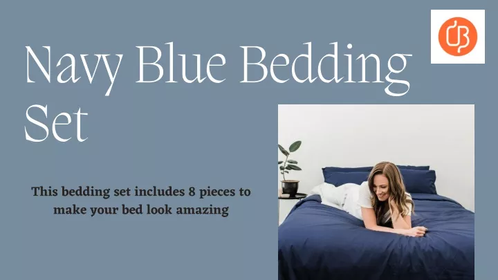 na vy bl u e bedding set