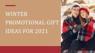 Winter Promotional Gift Ideas 2021