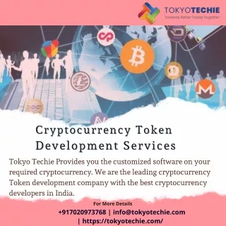 cryptocurrency Token development