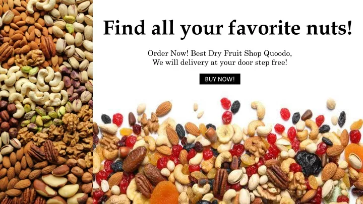 find all your favorite nuts