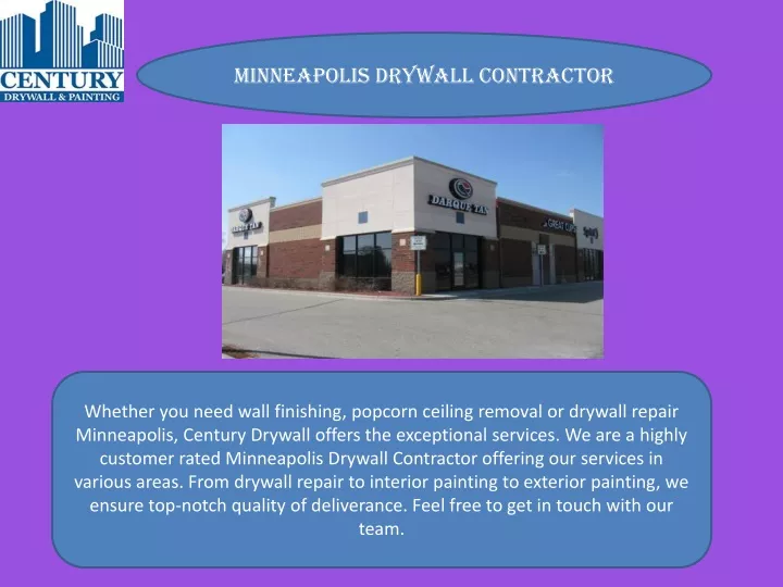 minneapolis drywall contractor