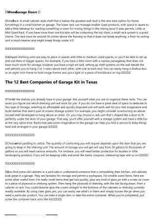 Best Distributors of Garage Door Repair in Taiwan