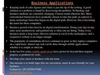 Business Applications