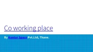 co working place