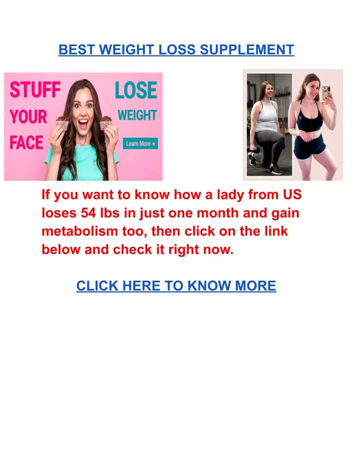 PPT - Weight Loss Success Story 2021 PowerPoint Presentation, Free ...