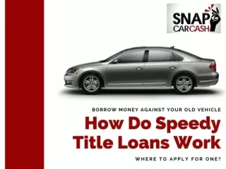 Take out Title Loans in Vancouver for quick cash